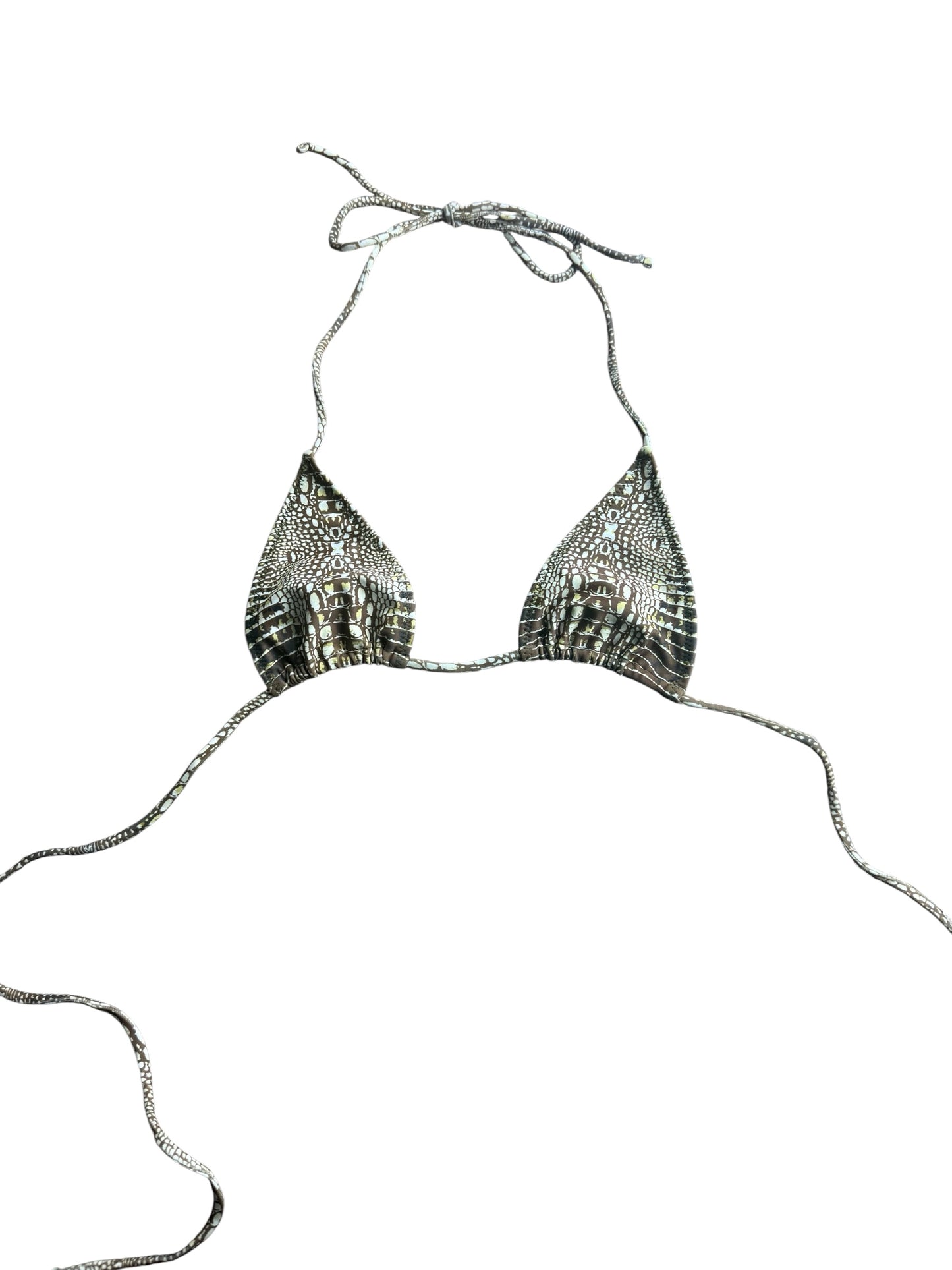 Crocodile Bikini Top