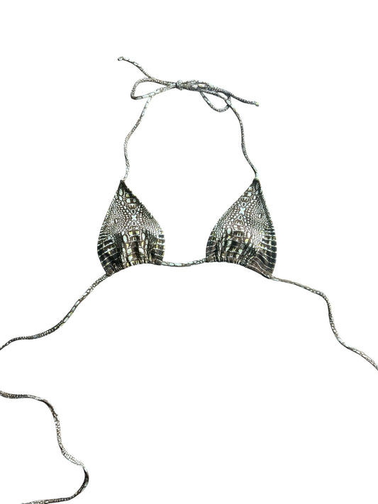 Crocodile Bikini Top
