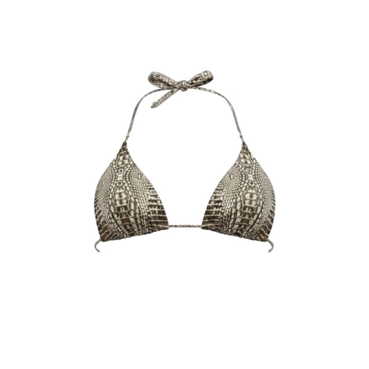 Crocodile Bikini Top